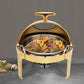 Chafing Dish Buffet Set, Roll Top Stainless Steel