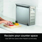 Ninja Air Fryer Toaster Oven Combo   8-in-1 Functionality   Flip Up & Away for Storage Space   Air Fry Basket, Sheet Pan