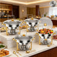 2/4 Pack 5L Chafing Dish Buffet Set with Glass Lids