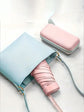 1pc Mini Folding Umbrella, Pocket-Sized Waterproof Portable Travel Umbrella, Sunshade Umbrella, Women&