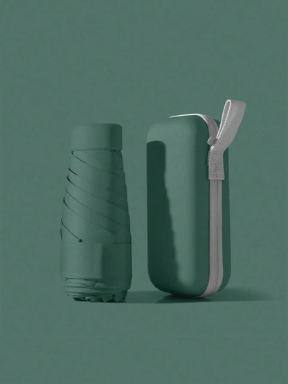 , Pocket-Sized Waterproof Portable Travel Umbrella