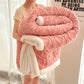 1pc Jacquard Sherpa Weighted Blanket