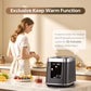 2-Slice Touch Screen Toaster with Auto Lift Stainless Steel Cool-Touch Toaster 8 Bread Settings 5 Shade Levels 1200W High Power