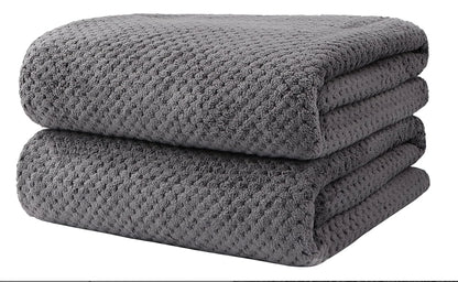 Bath Towel Set Pack of 2, Lightweight and Quick Drying Towel