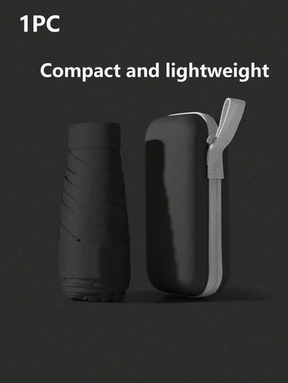 , Pocket-Sized Waterproof Portable Travel Umbrella