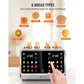 4 Slice Touchscreen Smart Digital Toaster, Memory Function, Single-Slot, 1800W, Wide Slots for Bagels, Bread, Stainless Steel